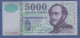 Banknote Ungarn 5000 Forint Graf Szechenyi Istvan 2005  # BA5204681 Kfr. - Sonstige – Europa