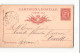16269 01  CARTOLINA POSTALE LANZO D'INTELVI X VERCELLI 1890 - Stamped Stationery
