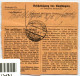 Deutsches Reich 364 U.a. Auf Postkarte Als Mischfrankatur Paketkarte #NA790 - Andere & Zonder Classificatie