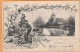 Gruss Aus Bullau Germany 1905 Postcard - Odenwald