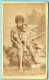 TRES RARE PHOTO Photographie CDV Ancienne ALLEN HUGHAN, NOUMEA Nouvelle-Calédonie - Femme Canaque Kanak Et Enfant * Nu - Oceanía