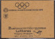 1972 Uruguay Olympic Games Munich OVERPRINT PROOF And Mnh Sheet Bloc S/s Yv H21 -  Aviation Flight Inaug Lufthansa - Zomer 1972: München