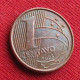 Brazil 1 Centavo 2003 KM# 647.1 Lt 443 Brasil Bresil Brasile Brazilia - Brazilië