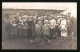 Foto-AK Apolda, Soldaten In Uniform Mit Blumenmädchen Und Edlen Damen, 1916  - Apolda