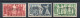 Switzerland 1944 Set Overprinted Service SDN Stamps (Michel 88/90) MNH - Oficial