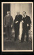 AK Pan President S Ministrem Benesem A Amer. Podporovatelem Csl. Snah Mr. Cranem V Lánech 1923, Präsident Masaryk (T  - Politicians & Soldiers