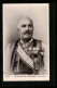 AK Nicolas, 1er Prince De Montenegro, Mit Orden Behangen  - Königshäuser
