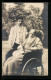 AK Schriftsteller Leo Tolstoi Im Rollstuhl Mit Seinem Sohn  - Schriftsteller