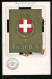 AK Reklame Für Kronen-Garn, Wappen, Italien  - Advertising