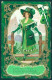 Greetings Lady St. Patrick S Day Relief Postcard HR0136 - Ohne Zuordnung