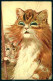 Artist Signed Wain L. Anthropomorphic Cat Theo Stroefer 79 Postcard HR1022 - Autres & Non Classés