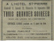 Rare Affichette Programme HOTEL ST-PIERRE 1931 / Baigneurs AULT ONIVAL Farengo Toussaints - Programmi