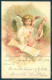 Greetings Angel Harp Kopal 386 WRINKLES Postcard HR0434 - Autres & Non Classés