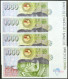 Conjunto De 4 Billetes De 1000 Pesetas, Emitidos El 12 De Octubre De 1992, Sin  - Other & Unclassified