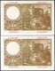 100 Pesetas. 2 De Mayo De 1948. Pareja Correlativa. Serie C. (Edifil 2021: 456a - Andere & Zonder Classificatie