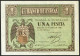 1 Peseta. 30 De Abril De 1938. Serie G. (Edifil 2021: 428a). Apresto Original.  - Otros & Sin Clasificación