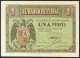 1 Peseta. 30 De Abril De 1938. Serie I. (Edifil 2021: 428a). Apresto Original.  - Otros & Sin Clasificación