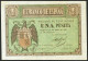 1 Peseta. 30 De Abril De 1938. Serie L. (Edifil 2021: 428a). Apresto Original.  - Otros & Sin Clasificación