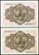 1 Peseta. 19 De Noviembre De 1951. Pareja Correlativa, Serie J. (Edifil 2021: 4 - Andere & Zonder Classificatie