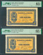 100 Pesetas. Septiembre 1937. Pareja Correlativa. Sin Serie. (Edifil 2021: 399, - Other & Unclassified