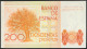 200 Pesetas. 16 De Septiembre De 1980. Sin Serie Y Numeración Bajísima. (Edifil - Otros & Sin Clasificación