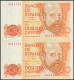 200 Pesetas. 16 De Septiembre De 1980. Pareja Correlativa. Sin Serie Y Numeraci - Sonstige & Ohne Zuordnung