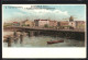 Lithographie St. Petersburg, Dworzowai Most I Admiralteiskaja Nabereschnaja  - Russie