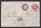 Großbritannien Privatganzsache WST 6+1 P. King Georg Mit Viol. L1 REGISTERED 2d - Storia Postale