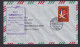 Flugpost Brief Air Mail Portugal Toller Luftpostbrief Turboprop Viscount 814 - Storia Postale