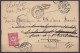 Syrie  - CP Datée 14 Décembre 1904 De ALEP Affr.20p Pour LIEGE Réexpédiée à CHATELET - Càd BRUXELLES, LIEGE & Arrivée CH - Other & Unclassified