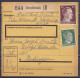 Luxembourg - Bordereau De Colis Affr. 65pf Càpt ETTELBRUCK /16.9.1943 Pour RODINGEN - 1940-1944 Deutsche Besatzung