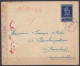 L. Affr. N°609 Càd COURCELLES /18-12-1942 Pour REMSCHEID Allemagne - Bande Et Cachet Censure Allemande - Guerra '40-'45 (Storia Postale)