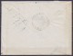 Env. En Franchise Càd BRUXELLES /19 DECE 1878 Pour PARIS Taxée 10c Au Passage (au Tampon Bleu, Rare !) - Cursive "Minist - 1869-1883 Léopold II