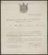 L. Datée 6 Février 1806 Du Maire De GAND Pour E/V - Invitation à Une Fête Pour Célébrer La Paix Entre Les Empereurs De F - 1794-1814 (Periodo Francese)