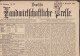 Autriche - Journal "Deutsche Landwirtschaftliche Presse" 10 Novembre 1894 Aff. 1kr Càd "WIEN 4/1 /50 BESTELLT /10.11.94" - Zeitungsmarken