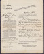 Avertissement Du Ministère Des Finances Càpt HOOGSTRAETEN /30.9.1915 Pour Notaire à TURNHOUT - Griffe "STAATSDIENSTSACHE - Autres & Non Classés