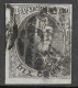 OBP10 Met 4 Randen En (hoek)bladboord, Met Balkstempel P24 8B Bruxelles (zie Scans) - 1858-1862 Médaillons (9/12)