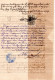 2899. GREECE.CRETE, TURKEY 1894 4 PAGES DOCUMENT WITH REVENUE,FOLDED MANY TIMES. WILL BE SHIPPED FOLDED - Creta