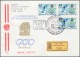 Österreich 1765 Weltwinterspiele Für Körperbehinderte Schmuck-R-FDC WIEN 1984 - Inverno