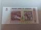 Billete Zimbabwe, 5 Dólares, Año 2007, UNC - Zimbabwe