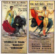 Lot 5 Cartes -  Affiches De Corrida - Format 10.5 X 20.5cm - Parfait Etat - Corrida