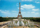 75 - Paris - Tour Eiffel - Jardins Et Jets D'eau Du Trocadéro - CPM - Voir Scans Recto-Verso - Tour Eiffel