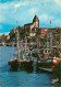 76 - Le Tréport - Le Port à Marée Haute  Dominé Par L'église Saint-Jacques - Bateaux - Flamme Postale De Mers Les Bains  - Le Treport