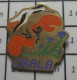 1618B  Pin's Pins / Beau Et Rare : SPORTS / CLUB BOXE LORRAINE CHARDON CIGOGNE CRALB - Boxen