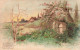ARTS - Peintures Et Tableaux  - Un Petit Village à La Campagne - Carte Postale Ancienne - Paintings