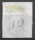 OBP10 Met 4 Randen En Met Balkstempel (zie Scans) - 1858-1862 Medaillen (9/12)