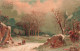 ARTS - Peintures Et Tableaux - Chemin Vers L'église - Carte Postale Ancienne - Peintures & Tableaux