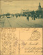 Postcard Riga Rīga Ри́га Dünaquai, Straßenbahn 1918  Gel. Feldpoststempel WK1 - Latvia