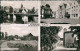 Ansichtskarte Rheine Westfalen Gottesgabe, Markt, Emsbrücke 1956 - Rheine