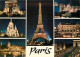 75 - Paris - La Nuit - Multivues - CPM - Voir Scans Recto-Verso - Multi-vues, Vues Panoramiques